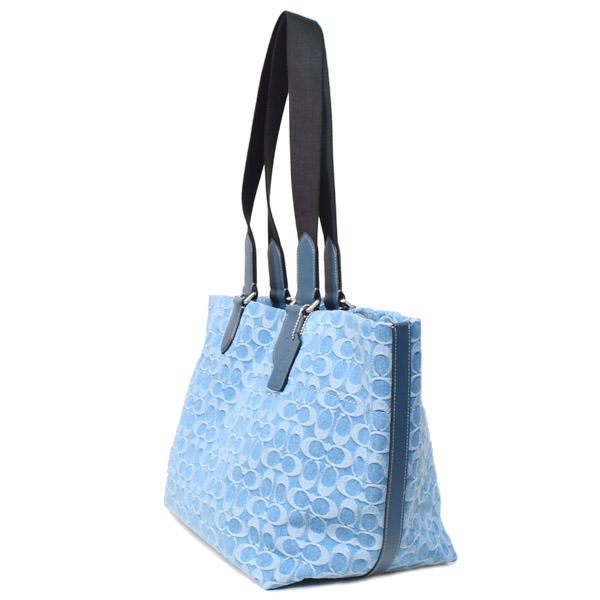 COACH（コーチ） メンズ バッグ デニム レザー シグネチャー スモール