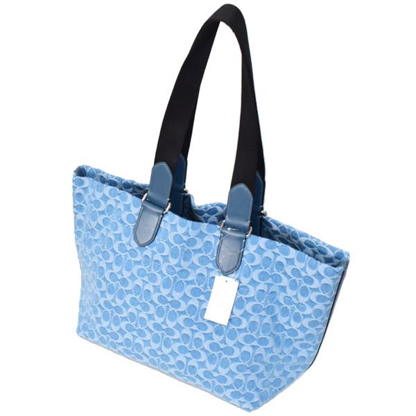 COACH（コーチ） メンズ バッグ デニム レザー シグネチャー スモール