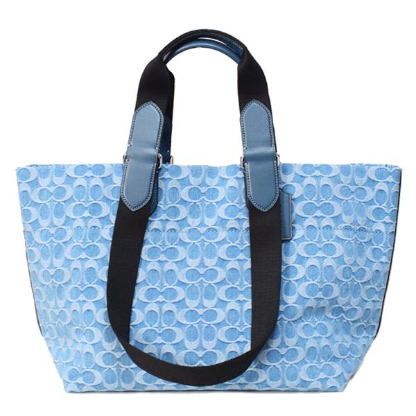 COACH（コーチ） メンズ バッグ デニム レザー シグネチャー スモール