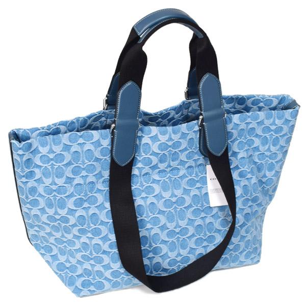 COACH（コーチ） メンズ バッグ デニム レザー シグネチャー スモール