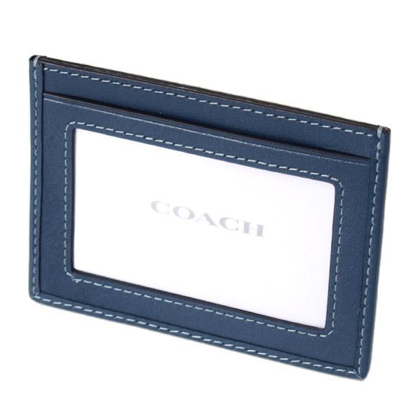 コーチ COACH カードケース デニム ブティック Cロゴ 新品 COACH（コーチ） カードケース デニム レザー シグネチャー スリム