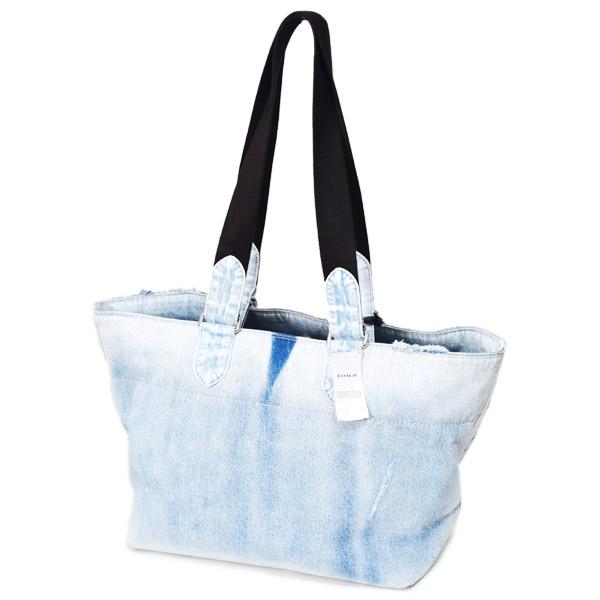 COACH（コーチ） メンズ バッグ デニム ヴィンテージ加工 レザー