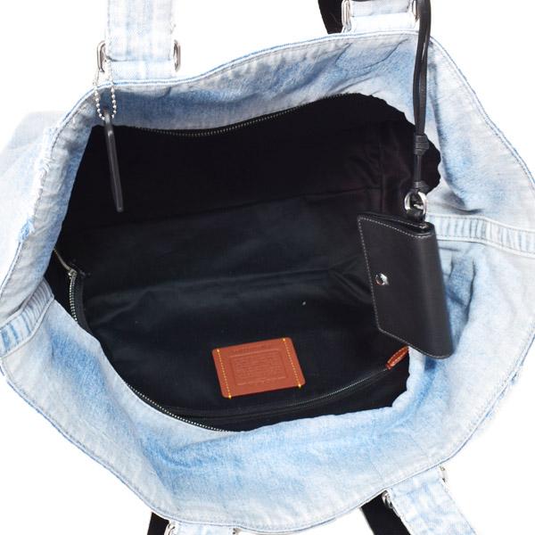 COACH（コーチ） メンズ バッグ デニム ヴィンテージ加工 レザー