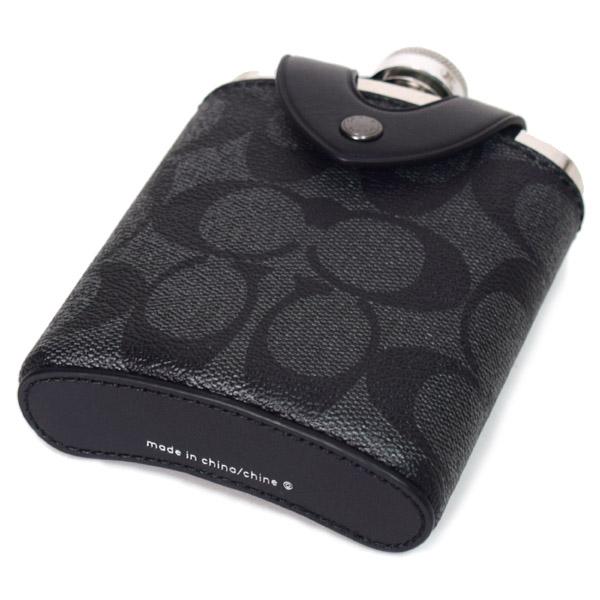 COACH（コーチ） 水筒 コーティングキャンバス レザー シグネチャー