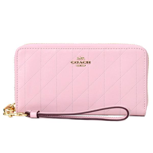 coach 長財布　キルティング　新品 COACH（コーチ） 長財布 キルティング シャイニー スムースレザー ロゴ