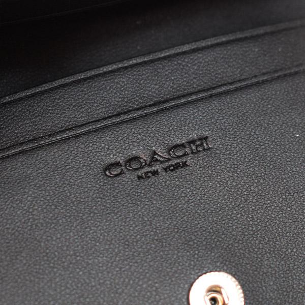 COACH（コーチ） カードケース グレイズドレザー さくらんぼ 鍵