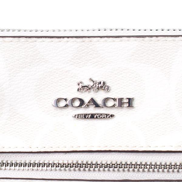 コーチ バッグ COACH コーティングキャンバス レザー シグネチャー ミニ ローワン ファイル バッグ クロスボディ 斜めがけ チャーク×ミスト【訳あり】CF340_4