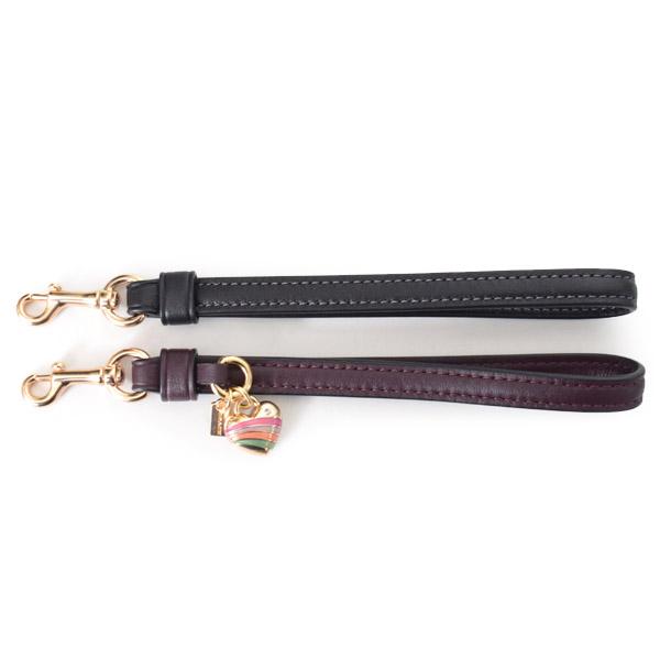 COACH（コーチ） 長財布 レザー シグネチャー 型押し ハート チャーム