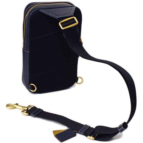 COACH（コーチ） メンズ バッグ シャンブレー レザー シグネチャー