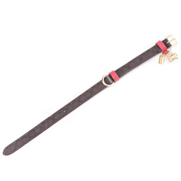 COACH（コーチ） ペット用品 コーティングキャンバス レザー