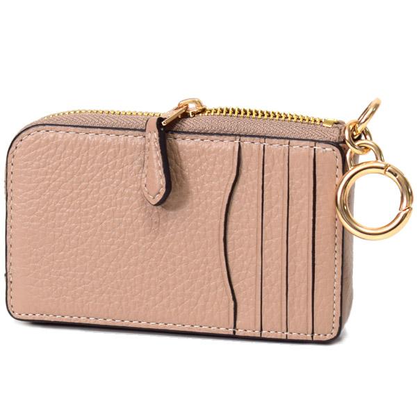 COACH（コーチ） コインケース ぺブルレザー キーリング付き L字