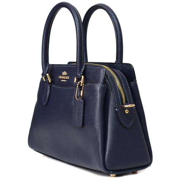 正規品 COACH コーチ ミッドナイト 2way バッグ COACH（コーチ） バッグ クロスグレインレザー ダーシー ミニ キャリー