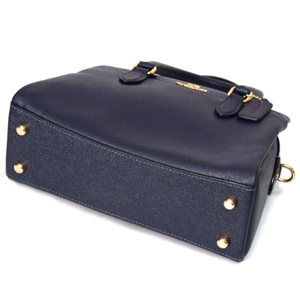 正規品 COACH コーチ ミッドナイト 2way バッグ COACH（コーチ） バッグ クロスグレインレザー ダーシー ミニ キャリー