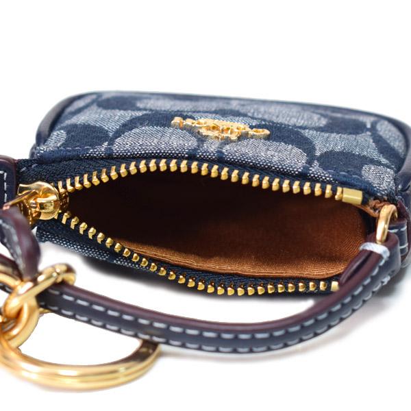 COACH コーチ ワンショルダー　アクセサリーポーチ　ミニシグネチャー COACH】コーチ コーティングキャンバス シグネチャー ミニ ローワン