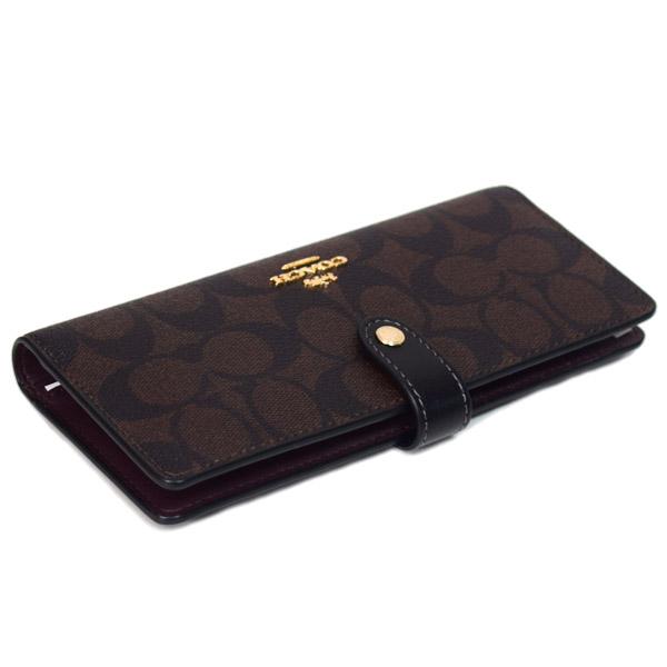 COACH（コーチ） 長財布 コーティングキャンバス レザー シグネチャー