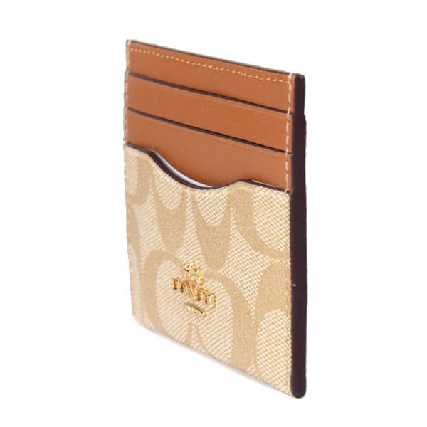 COACH（コーチ） カードケース コーティングキャンバス レザー