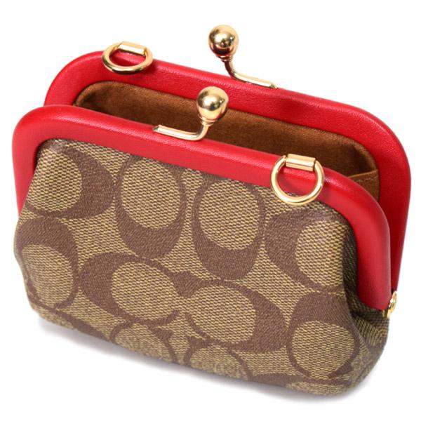 COACH（コーチ） カードケース コーティングキャンバス レザー