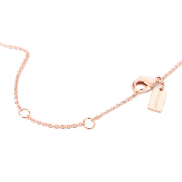 COACH（コーチ） ネックレス シグネチャー ストーン ロンデル リング