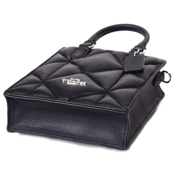 COACH（コーチ） スマホショルダー レザー ノースサウス キルティング