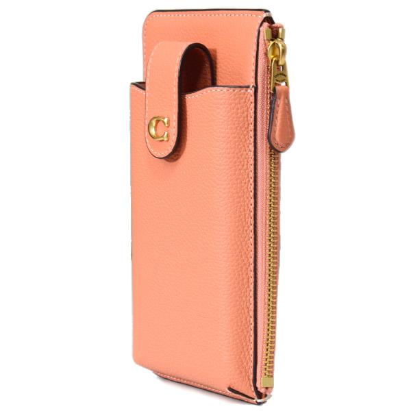 コーチ 長財布 COACH レザー エッセンシャル フォン iPhone スマホ ポーチ ロゴ ウォレット 長財布 フェイディドオレンジ CJ866｜outlet365｜03