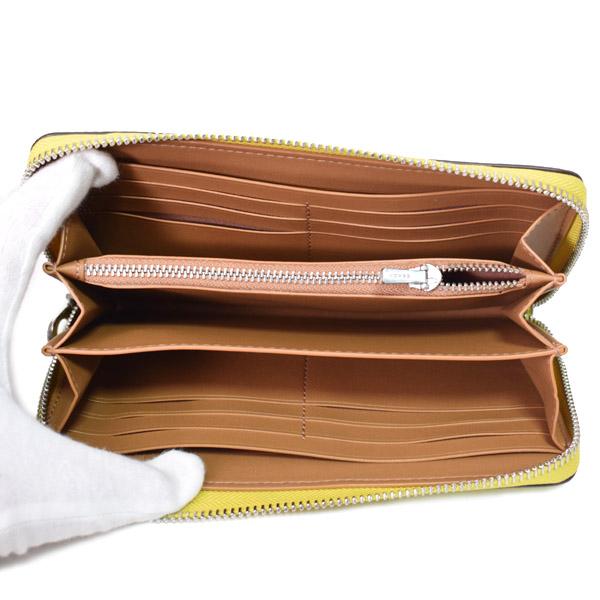 COACH（コーチ） 長財布 ぺブルレザー シグネチャー リストレット ロゴ