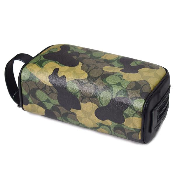 coach コーチ クラッチバッグ 迷彩 カモフラ柄 タブレットケース  