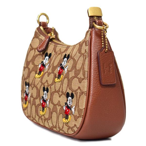COACH（コーチ） バッグ ジャガード レザー シグネチャー ディズニー