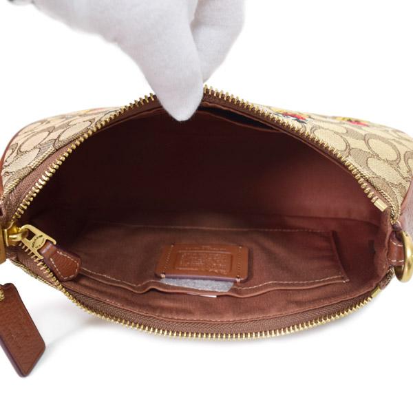 【未使用】コーチ　ハンドバッグ　ショルダーバッグ　2way　ミッキー　CM199 COACH】コーチ ジャガード レザー シグネチャー ディズニー コラボ