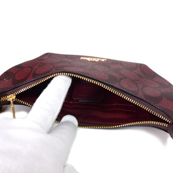 コーチ バッグ COACH コーティングキャンバス レザー シグネチャー ロゴ ミニ ペイトン ショルダー ハンドバッグ オックスブラッドマルチ CM273_3