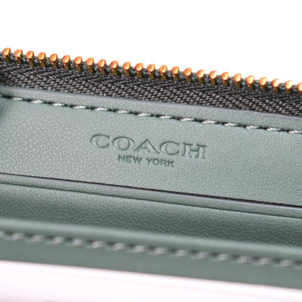 COACH（コーチ） カードケース レザー キルティング ピロー ロゴ