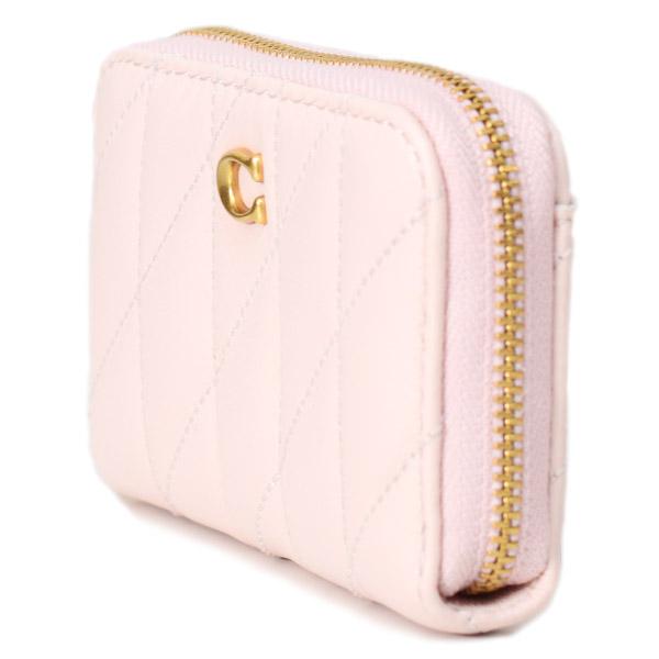 COACH（コーチ） カードケース レザー キルティング ピロー ロゴ
