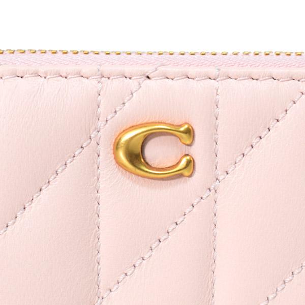 COACH（コーチ） カードケース レザー キルティング ピロー ロゴ