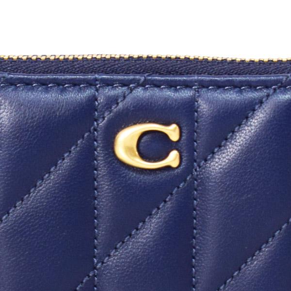 COACH（コーチ） カードケース レザー キルティング ピロー ロゴ