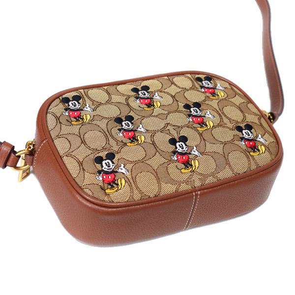 COACH（コーチ） バッグ ジャガード レザー シグネチャー ディズニー