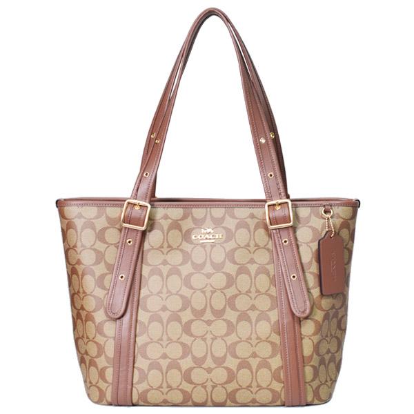 COACH（コーチ） バッグ コーティングキャンバス レザー シグネチャー