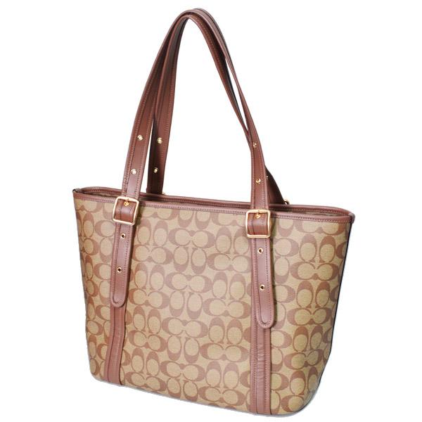COACH（コーチ） バッグ コーティングキャンバス レザー シグネチャー