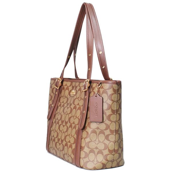 COACH（コーチ） バッグ コーティングキャンバス レザー シグネチャー
