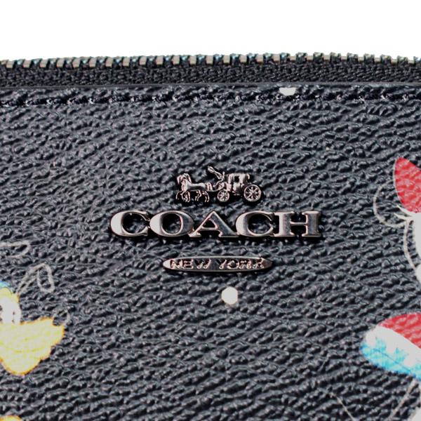 COACH（コーチ） ペンケース ディズニー コラボ レザー ホリデー