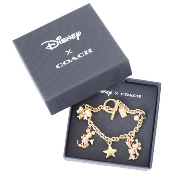 COACH（コーチ） ブレスレット ディズニー ブラス ストーン コラボ