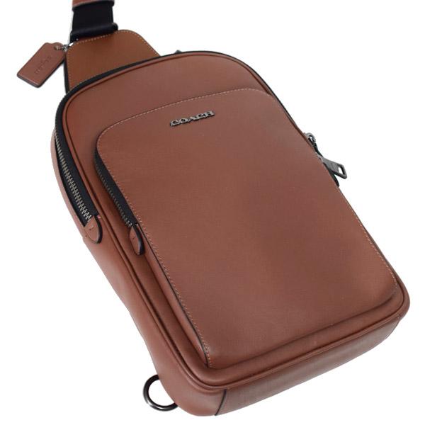 コーチ メンズ バッグ COACH スムースカーフレザー イーサン パック 