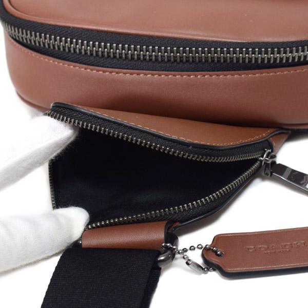 COACH（コーチ） メンズ バッグ スムースカーフレザー イーサン パック