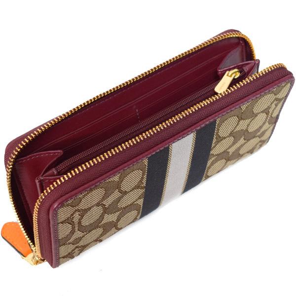 COACH コーチ 長財布 ストライプ シグネチャー 公式】コーチ