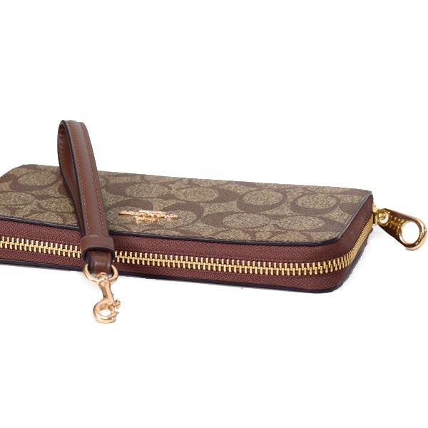 COACH（コーチ） 長財布 コーティングキャンバス スムースレザー