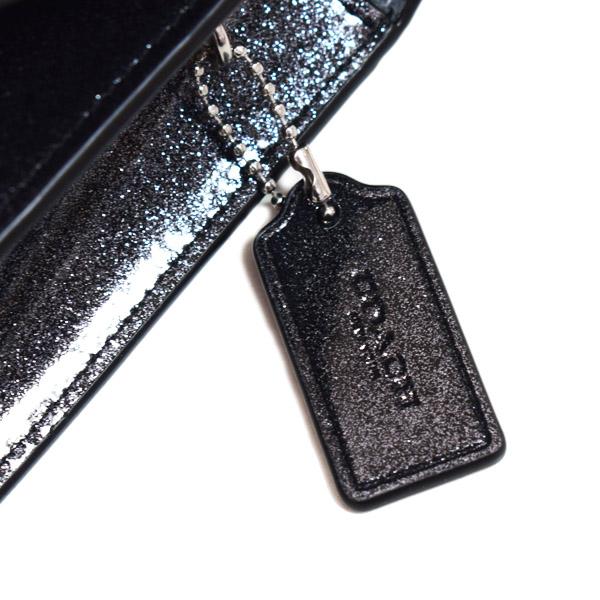 COACH（コーチ） バッグ パテントレザー グリッター ラメ フラップ 