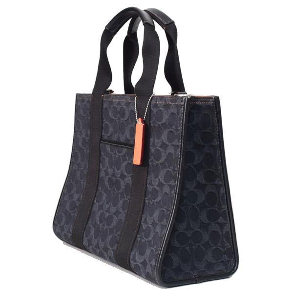 COACH コーチ バッグ デニム レザー シグネチャー スミス トート COACH コーチ バッグ デニム レザー シグネチャー スミス トート