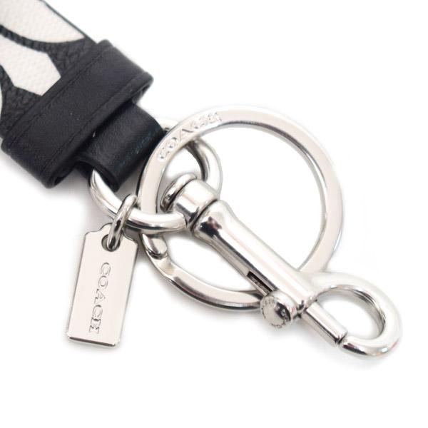 COACH（コーチ） キーホルダー コーティングキャンバス レザー