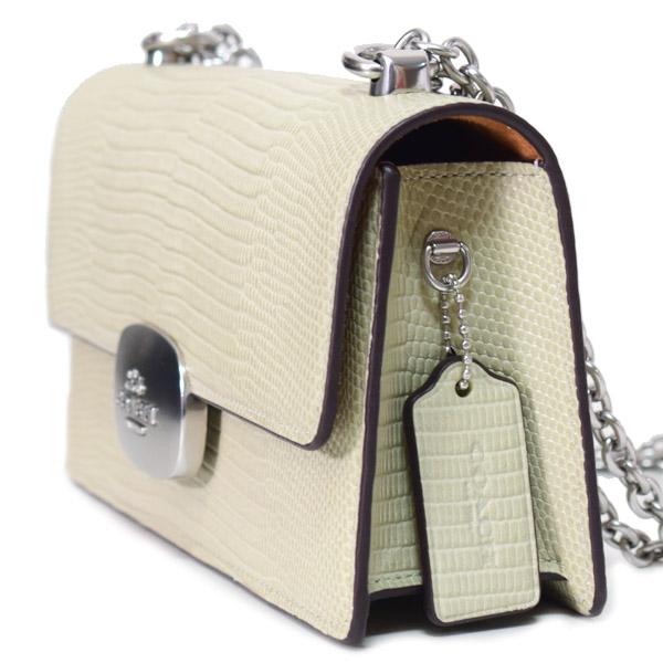 COACH（コーチ） バッグ リザード レザー エライザ フラップ クロス 
