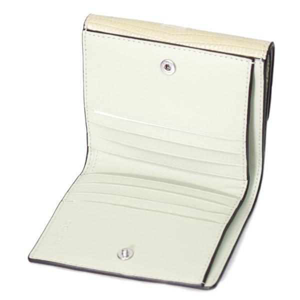 COACH（コーチ） 財布 リザード レザー 型押し スモール エライザ ロゴ