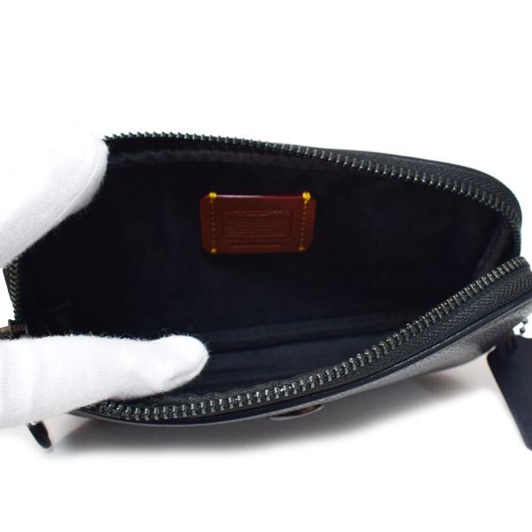 COACH（コーチ） バッグ ぺブルレザー ベルトバッグ ポーチ付き 2WAY