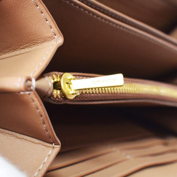 COACH（コーチ） 長財布 コーティングキャンバス レザー ホース アンド